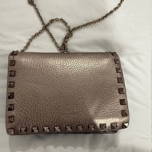 Valentino CALFSKIN CHAIN POUCH